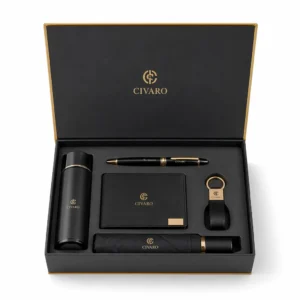 Civaro Executive Luxury Gift Set – Premium Thermos, Wallet, Pen, Umbrella & Keychain Collection